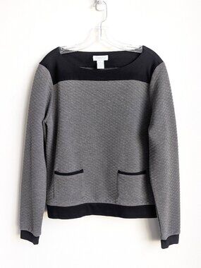 WEEKEND ANDREA JOVINE Quilted Colourblock Pullover | Large